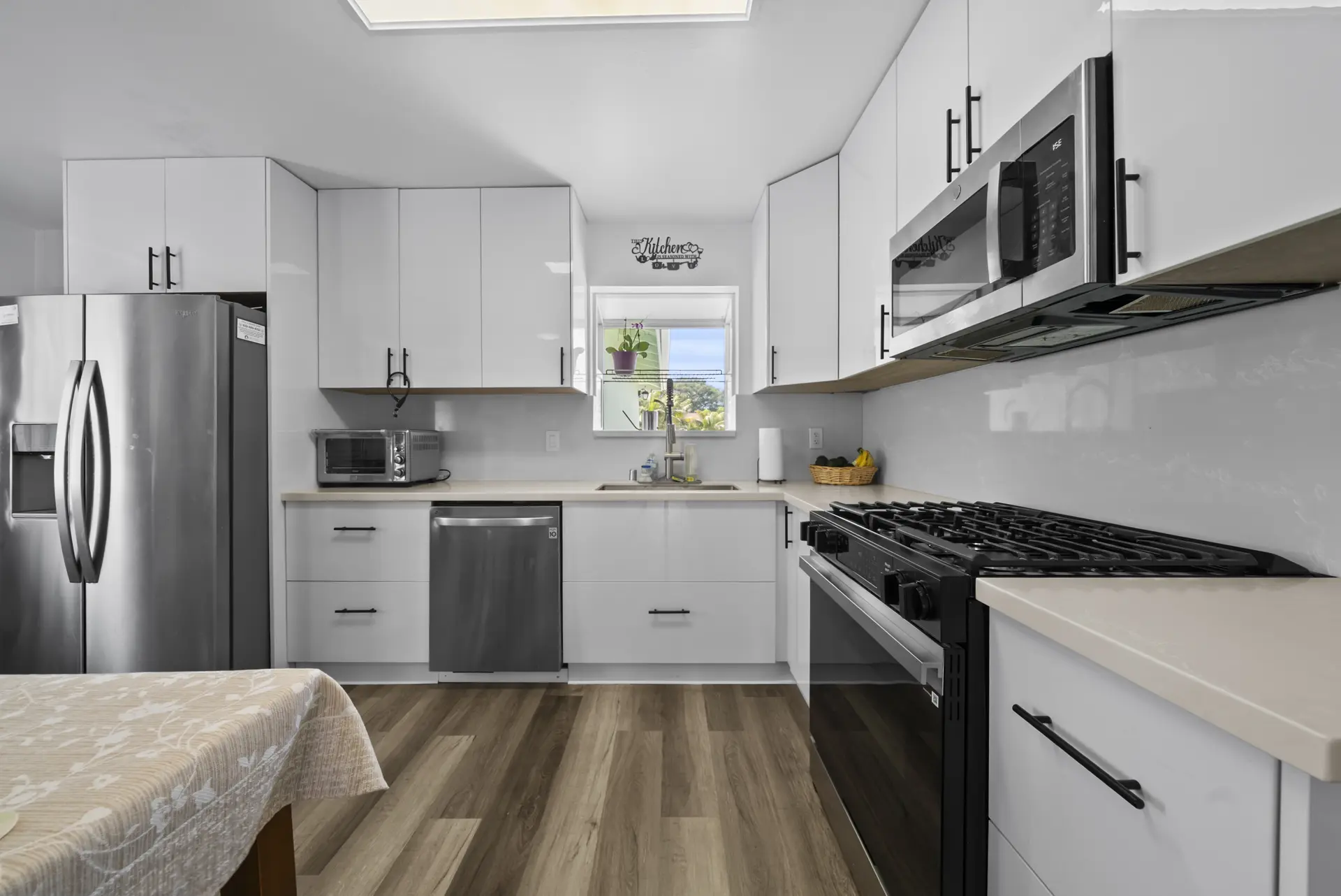 Bright residential kitchen